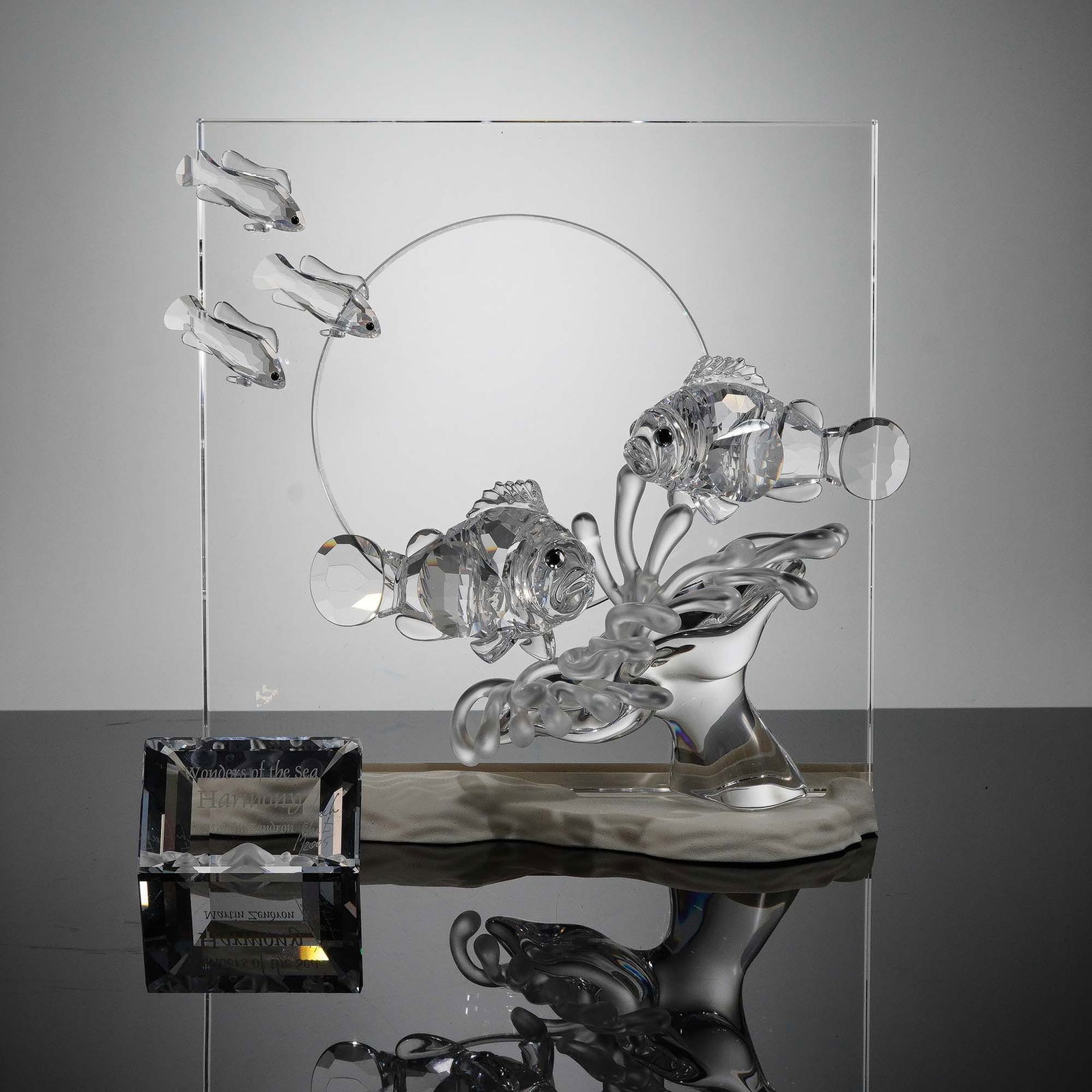 Swarovski Crystal Figurine, Wonders of the Sea Harmony w/ Box, Signed (1 of 9)