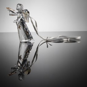 Swarovski Crystal Figurine, Angel Ornament 2010