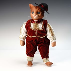 Kingstate Bisque Porcelain Doll, Victorian Cat
