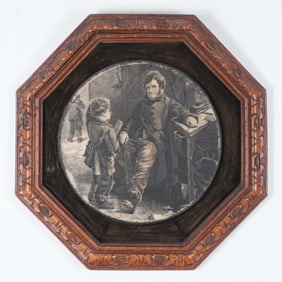 Erskine Nicol, Schoolmaster, Etched in Resin