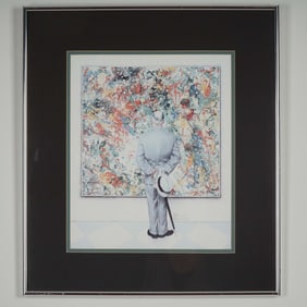 Norman Rockwell, Framed Print, The Connoisseur