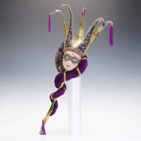 Venetian Style Festive Jester Carnival Wall Mask