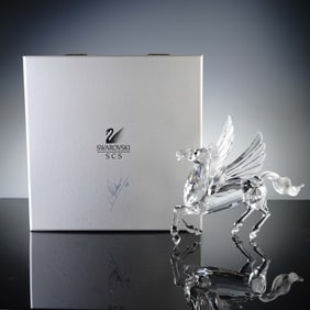 Swarovski Crystal Figurine, SCS Pegasus