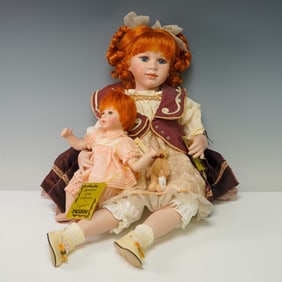Seymour Mann Signature Series Collection Doll, Stephanie with Baby Sister