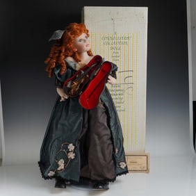 Seymour Mann Signature Series Violin Doll, COA, Box, 187/2500