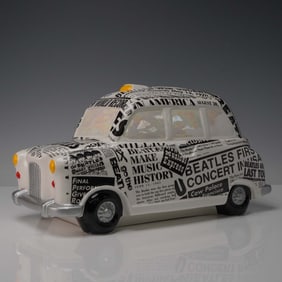 The Beatles Newspaper Taxi Cookie Jar by Vandor