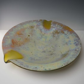 Fused Glass Centerpiece Bowl