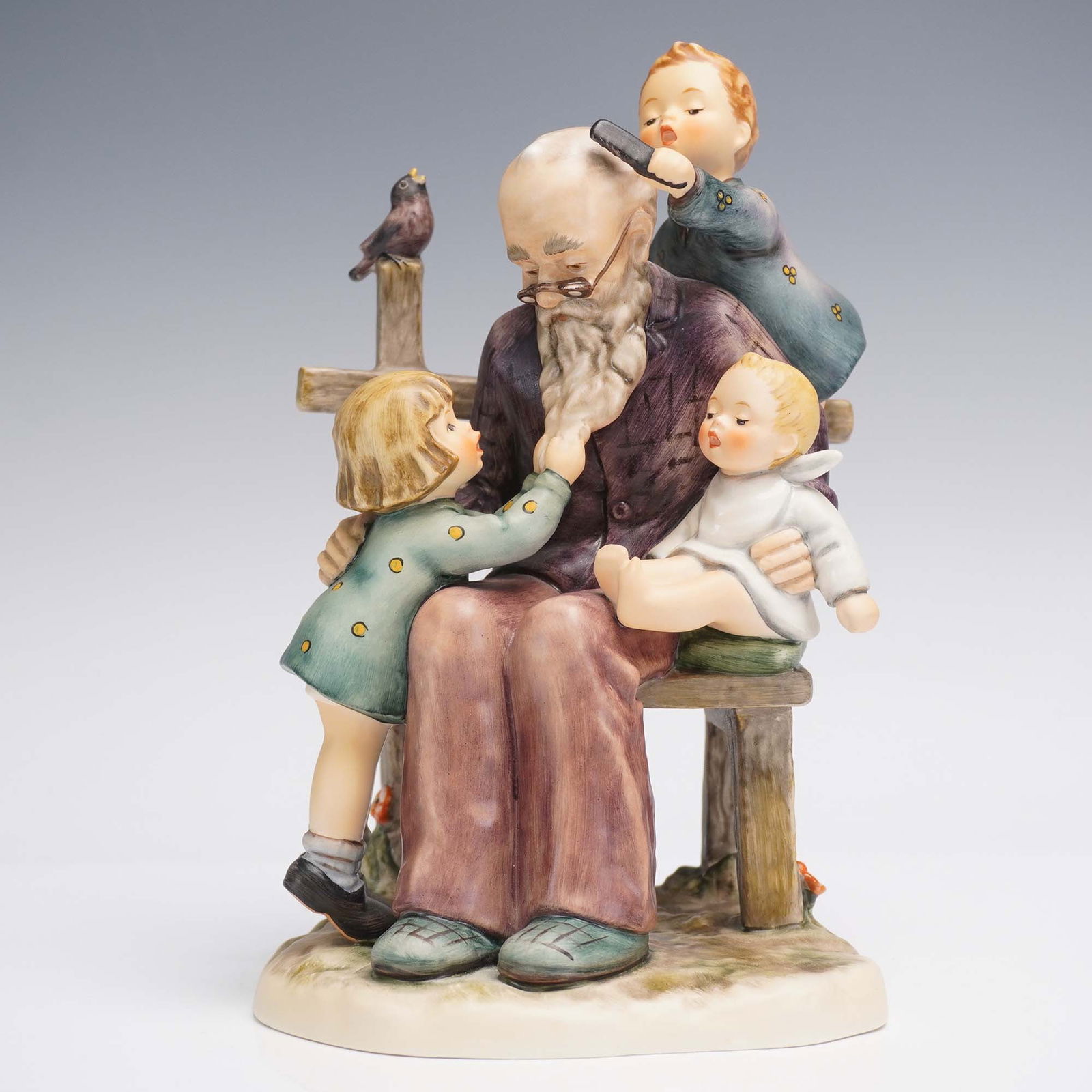 Goebel Hummel Porcelain Figurine, At Grandpa's 621 (1 of 3)