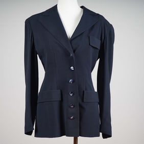 Valentino Boutique Tailored Black Jacket Size 8