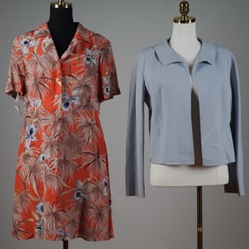 2pc Valentino Dress and Jacket Set, Made in Italy