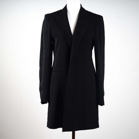 Max Mara Women's Pinstripe Coat, Size 8