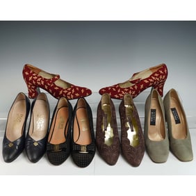 5pr Designer Women's Heels, Ferragamo, Weitzman & More