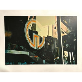 Ching Jang YAO Screenprint Reflection signed