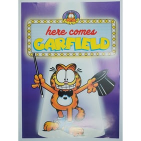 Jim Davis Here Comes Garfield Promotional Poster