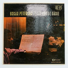 Oscar Peterson Plays Count Basie Vinyl LP (Clef Records MG C-708)