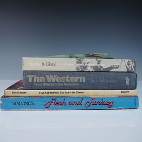 4 Classic Hollywood Film Books, Cinema History Collection