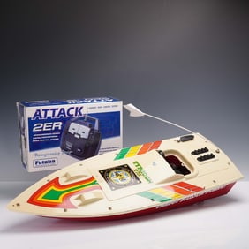 Futaba Attack 2ER Remote Control & Typhoon 777 RC Boat
