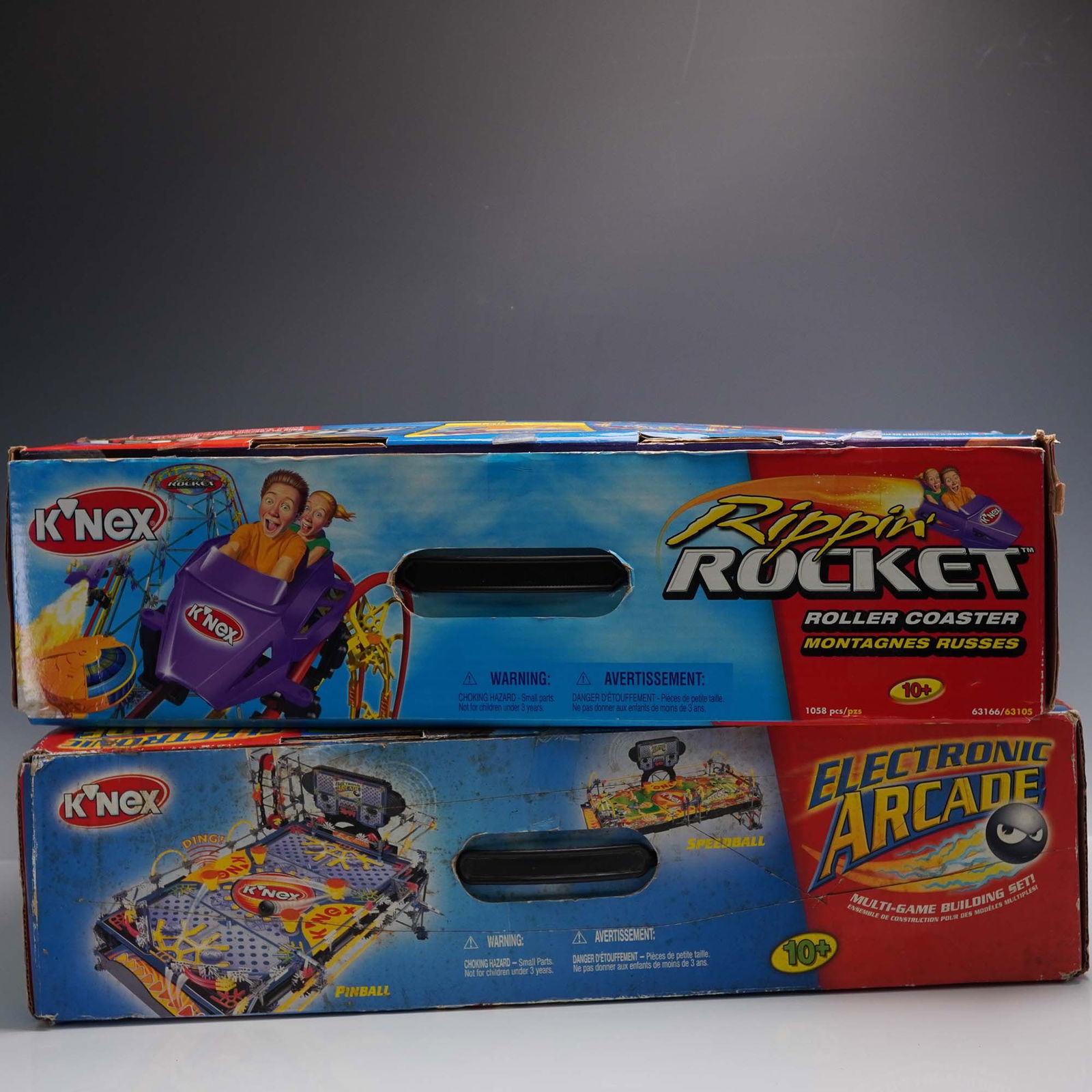 2pc K'Nex Building Toys, Electronic Arcade & Rippin Rocket Roller Coaster (1 of 5)