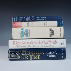 5 Kennedy Family History Books, Political Legacy Collection