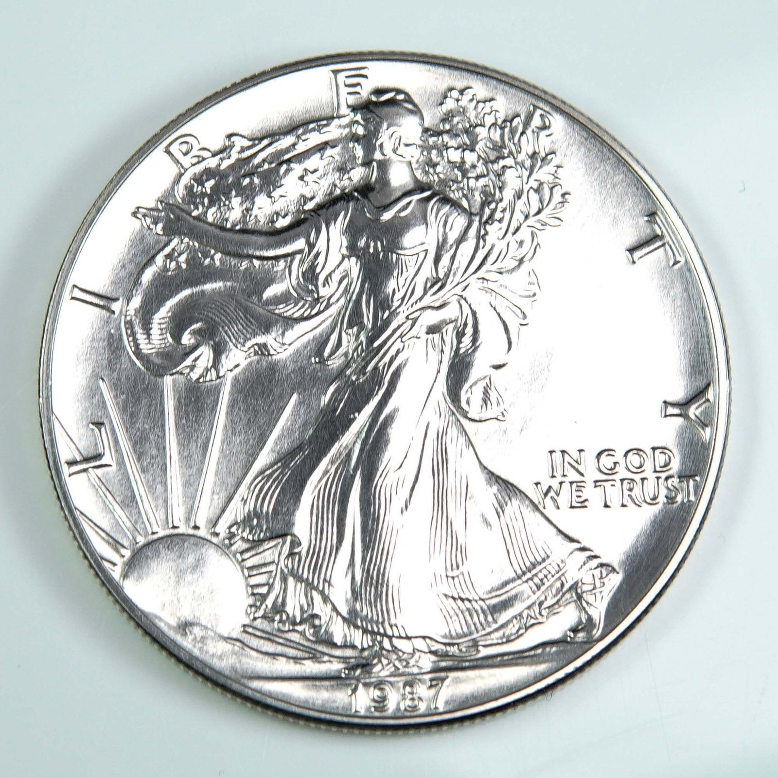1987 American Eagle Silver Dollar (1 of 3)
