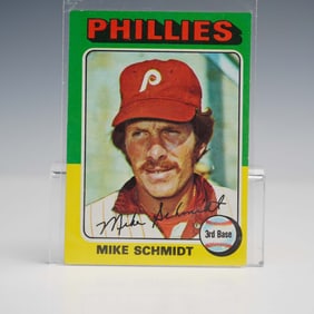Mike Schmidt Baseball Trading Card, 1975 Topps