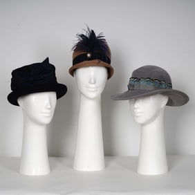 3pc Selima & April Cornell Women's Hats, Size Small