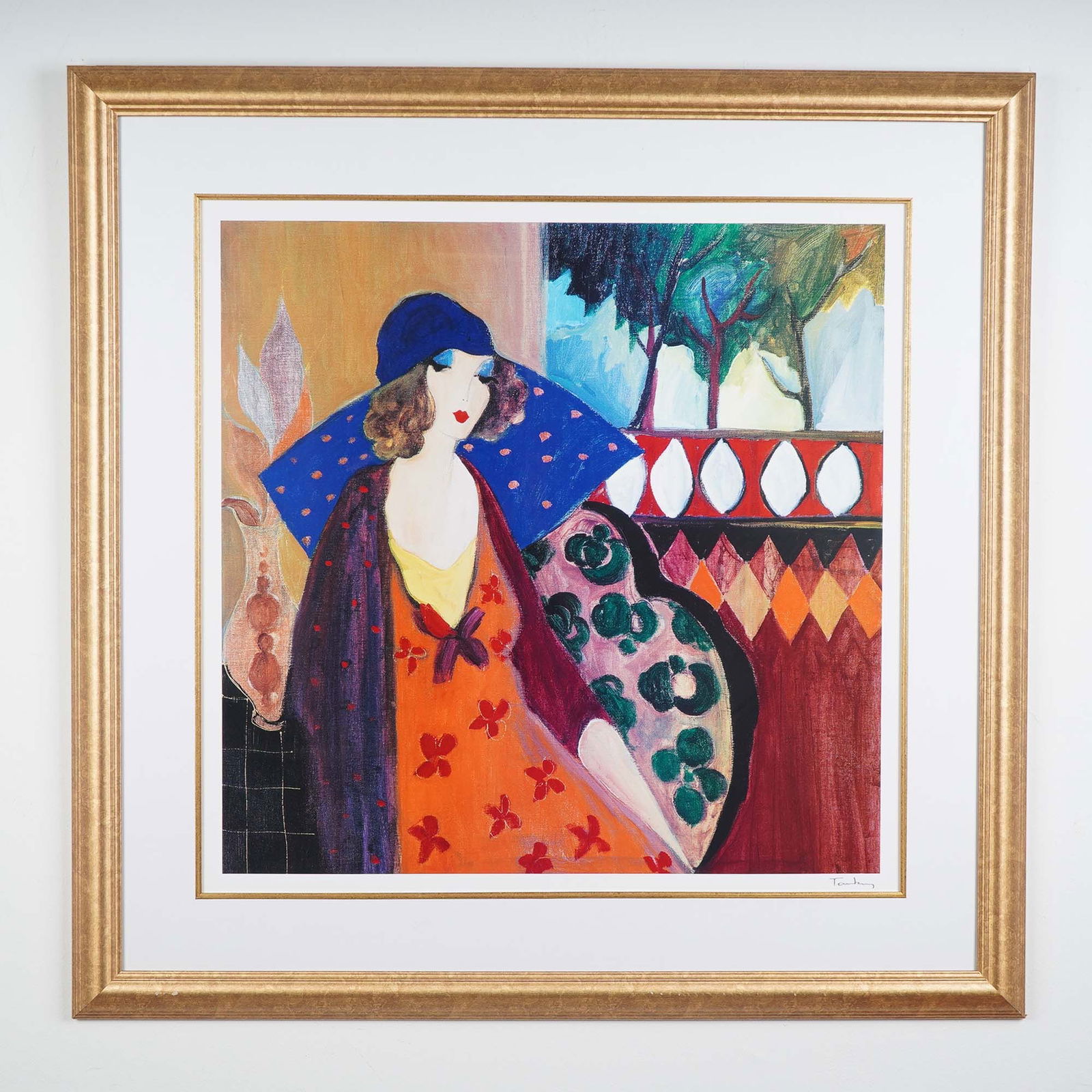 Itzchak Tarkay, Serigraph on Wove Paper, Shadows of Light, Signed (1 of 5)