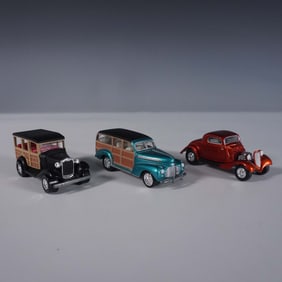 3pc Johnny Lightning Classic Car Diecast Set