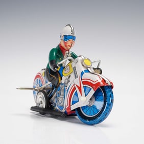 Chinese Tin Wind Up Motorcycle Toy