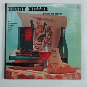 Henry Miller Vinyl Record, Recalls and Reflects