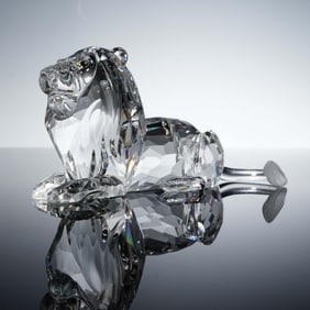 Swarovski Crystal Figurine, 1995 Annual Edition Lion