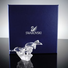 Swarovski Crystal Figurine, Baby Sea Turtles