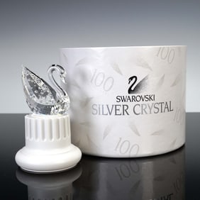 Swarovski Crystal Figurine, Centenary Swan