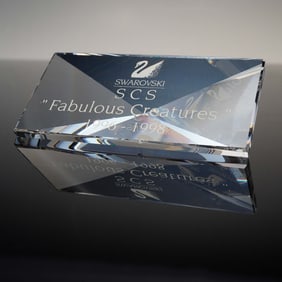Swarovski Crystal Figurine, Fabulous Creatures Plaque
