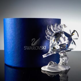 Swarovski Crystal Figurine, Longnose Butterfly Fish