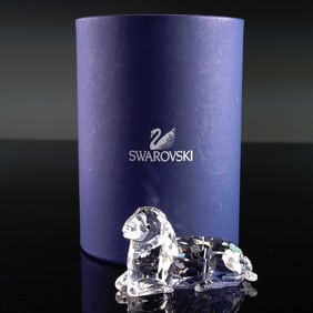 Swarovski Crystal Figurine, Mother Sheep