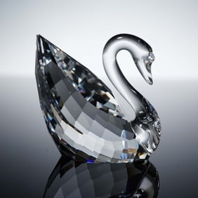 Swarovski Crystal Figurine, Swan