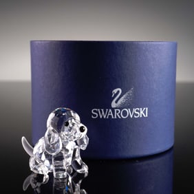Swarovski Crystal Figurine, Beagle