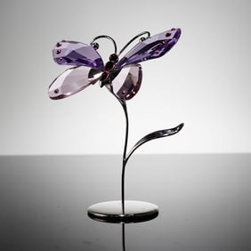 Swarovski Crystal Figurine, Butterfly Acara Violet 719184