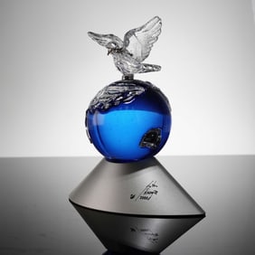 Swarovski Crystal Figurine, Crystal Planet 2000