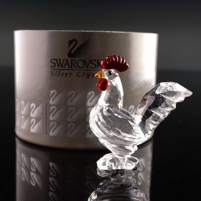 Swarovski Crystal Figurine, Rooster