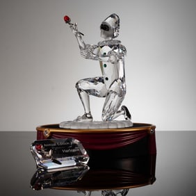 Swarovski Crystal Figurine, Masquerade Harlequin 2001