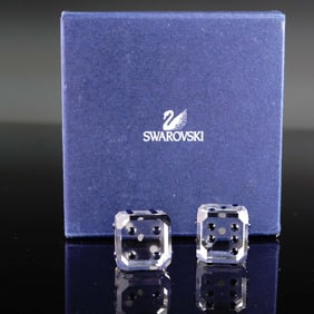 Pair of Swarovski Crystal Dice
