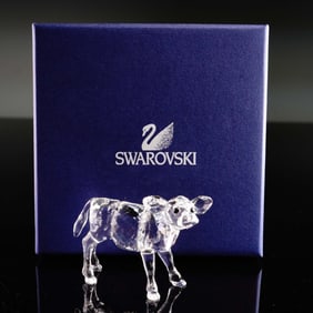 Swarovski Crystal Figurine, Calf