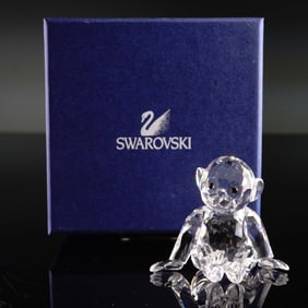Swarovski Crystal Figurine, Chimpanzee