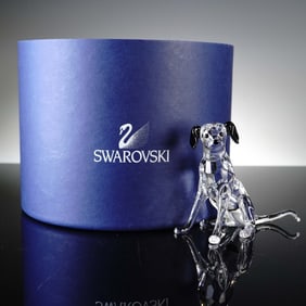 Swarovski Crystal Figurine, Dalmatian Mother