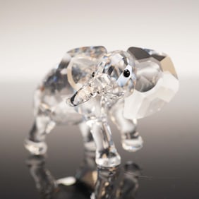 Swarovski Crystal Figurine, Little elephant