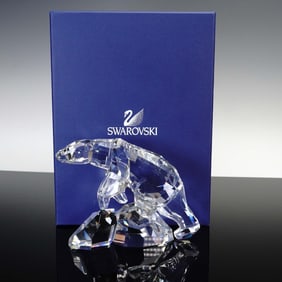 Swarovski Crystal Figurine, Polar Bear