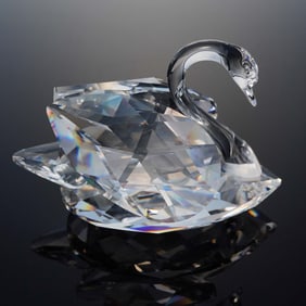 Swarovski Crystal Figurine, Swan