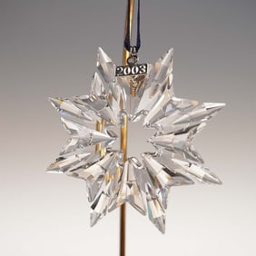 Swarovski Crystal Christmas Ornament, 2003